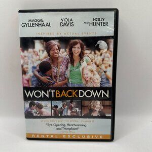 Won't Back Down DVD Rental Exclusive Starring Maggie Gyllenhaal Viola Davis Holl
